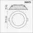 NOVOTECH 358275 SPOT NT19 292 белый Встраиваемый светильник IP20 LED 4000K 8W 100-240V GESSO, изображение 2