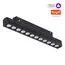 NOVOTECH 359488 SHINO NT24 000 черный Трековый низковольт. Светильник диммир. со сменой цв.температуры, пульт ДУ/Tuya Smart Life IP20 LED 12W 48V 3000-6500K FLUM