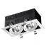 NOVOTECH 358441 SPOT NT20 288 бел/черн Встраиваемый карданный светильник IP20 LED 4000К 2*24W 100-265V GESSO