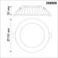 NOVOTECH 358806 SPOT NT21 292 белый Светильник встраиваемый светодиодный IP20 LED 12W 960Лм 3000K 100-240V GESSO, изображение 2