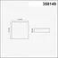 NOVOTECH 358149 SPOT NT19 301 белый Встраиваемый светильник IP20 LED 3000K 18W 85 - 265V MON, изображение 2