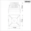 NOVOTECH 358482 SPOT NT21 284 белый Светильник встраиваемый IP44 LED 3000K 10W 100-265V METIS, изображение 2