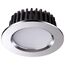 NOVOTECH 357601 SPOT NT18 290 хром Встраиваемый светильник IP44 LED 3000K 10W 100-265V DRUM