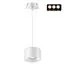 NOVOTECH 358964 SPOT NT22 272 белый Светильник встраиваемый с переключ. цв. температуры, провод 2м IP20 LED 3000К\4000К\6000К 12W вниз + 3W вверх 110-265V GIRO