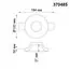 NOVOTECH 370485 SPOT NT19 179 белый Встраиваемый под покраску светильник IP20 GU10 50W 220V YESO, изображение 2
