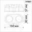 NOVOTECH 370841 SPOT NT22 320 черный Светильник встраиваемый IP20 GU10 2*50W 220V CLOUD, изображение 2