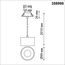 NOVOTECH 358966 SPOT NT22 272 бронза св. Светильник встраиваемый с перекл. цв. температуры, провод 2м IP20 LED 3000К\4000К\6000К 12W вниз + 3W вверх 110-265V G, изображение 2