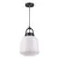 NOVOTECH 370601 STREET NT19 383 белый абажур/черная арматура  Ландшафтный подвес IP44 E27 60W 100-240V CONTE