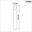 NOVOTECH 370948 STREET NT23 352 темно-серый Светильник ландшафтный IP54 E27 18W 220-240V ARBOR, изображение 2