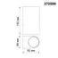 NOVOTECH 370599 STREET NT19 398 темно-серый Ландшафтный светильник IP54 GU10 2*50W 220V LANDSCAPE, изображение 2