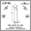 NOVOTECH 357446 STREET NT18 368 темно-серый Ландшафтный светильник IP65 LED 3000K 20W 100-240V ROCA, изображение 2