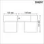 NOVOTECH 359297 STREET NT24 000 черный Светильник ландшафтный настенный IP65 LED 5W 4000K 175-265V OPAL, изображение 2