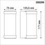 NOVOTECH 359299 STREET NT24 000 белый Светильник ландшафтный настенный IP65 LED 6W 4000K 180-265V OPAL, изображение 2