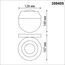 NOVOTECH 359405 STREET NT24 000 черный Светильник ландшафтный настенный IP54 LED 4W 220-240V 4000K 380Лм ELEGANCE, изображение 2