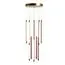 ST LUCE SL6225.303.10 Светильник подвесной ST-Luce Латунь/Терракотовый, Белый LED 10*6,5W 3000K, изображение 4