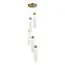 ST LUCE SL6236.303.05 Светильник подвесной ST-Luce Латунь/Прозрачный LED 5*12W 4000K