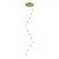 ST LUCE SL6114.203.12 Светильник подвесной ST-Luce Золотистый/Прозрачный LED 12*3W 3000K