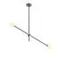 ST LUCE SL429.403.02 Светильник подвесной ST-Luce Черный, Золото/Белый G9 2*5W