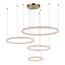 ST LUCE SL6110.203.04 Люстра подвесная ST-Luce Золотистый/Прозрачный LED 4*42W 3000 - 6500K, изображение 2