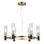 ST LUCE SL1238.303.06 Люстра подвесная ST-Luce Латунь/Кракелированное стекло E14 6*40W