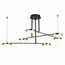 ST LUCE SL1605.403.06 Светильник подвесной ST-Luce Черный/Латунь, Белый LED 6*7,5W 3000K