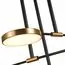 ST LUCE SL1605.403.06 Светильник подвесной ST-Luce Черный/Латунь, Белый LED 6*7,5W 3000K, изображение 2