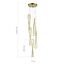 ST LUCE SL6205.303.05 Светильник подвесной ST-Luce Латунь/Прозрачный LED 1*55W 4000K, изображение 6