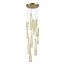 ST LUCE SL6205.303.09 Светильник подвесной ST-Luce Латунь/Прозрачный LED 1*99W 4000K
