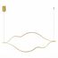 ST LUCE SL6106.203.65 Светильник подвесной ST-Luce Золотистый/Белый LED 1*65W 4000K