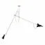 ST LUCE SL1803.203.02 Светильник подвесной ST-Luce Черный+Золото/Черный E27 2*60W