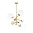 ST LUCE SL1150.203.08 Светильник подвесной ST-Luce Матовое золото/Прозрачный E27 8*40W (из 3-х коробок)