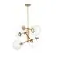 ST LUCE SL1150.203.08 Светильник подвесной ST-Luce Матовое золото/Прозрачный E27 8*40W (из 3-х коробок), изображение 6
