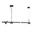 ST LUCE SL6118.403.03 Светильник подвесной ST-Luce Черный/Черный LED 2+1*3+11W 4000K
