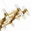 ST LUCE SL6007.203.26 Люстра подвесная ST-Luce Латунь/Прозрачный LED 26*2,5W 4000K, изображение 6