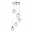 ST LUCE SL1175.103.05 Светильник подвесной ST-Luce Хром/Прозрачный E14 5*40W
