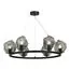 ST LUCE SL1175.403.06 Люстра подвесная ST-Luce Черный/Серо-зеленый E14 6*40W