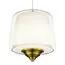ST LUCE SL6127.303.01 Светильник подвесной ST-Luce Латунь/Белый, Прозрачный LED 1*18W 3000K, изображение 2