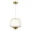 ST LUCE SL6127.303.01 Светильник подвесной ST-Luce Латунь/Белый, Прозрачный LED 1*18W 3000K