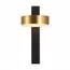 ST LUCE SL6000.301.01 Светильник настенный ST-Luce Черный/Латунь LED 1*7W 3000K, изображение 2