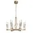 ST LUCE SL815.203.06 Люстра подвесная ST-Luce Матовое золото/Матовое золото, Прозрачный LED 6*8W 4000K