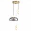 ST LUCE SL6112.203.21 Светильник подвесной ST-Luce Золотистый/Молочно-Белый,Прозрачно-Дымчатый LED 1*21W