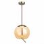 ST LUCE SL6108.313.01 Люстра подвесная ST-Luce Бронза/Янтарный LED 1*10W 3000K