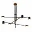 ST LUCE SL1604.432.06 Светильник потолочный ST-Luce Черный, Латунь/Черный LED 6*5W 3000K