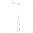 ST LUCE ST508.503.01 Светильник трековый Белый GU10 1*50W  IP20 D60xH300 180-240V Без ламп, изображение 2