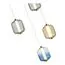 ST LUCE SL1193.303.05 Светильник подвесной ST-Luce Латунь/Янтарный,Дымчатый,Голубой LED 5*10W 3000K, изображение 2