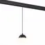 ST LUCE ST358.433.07 Магнитный трековый светильник подвесной Черный LED 1*7W 3000K 520Lm Ra>80 120° IP20 D90