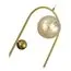 ST LUCE SL1515.303.02 Светильник подвесной ST-Luce Латунь/Янтарный,Дымчатый G9 2*5W 4000K, изображение 2