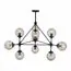 ST LUCE SL549.403.10 Люстра подвесная ST-Luce Черный/Янтарный E27 10*40W