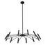ST LUCE SL1214.402.12 Светильник потолочный ST-Luce Черный/Черный G9 12*5W 4000K