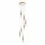 ST LUCE SL6111.203.07 Люстра подвесная ST-Luce Золотистый/Прозрачный LED 7*3W 3000K